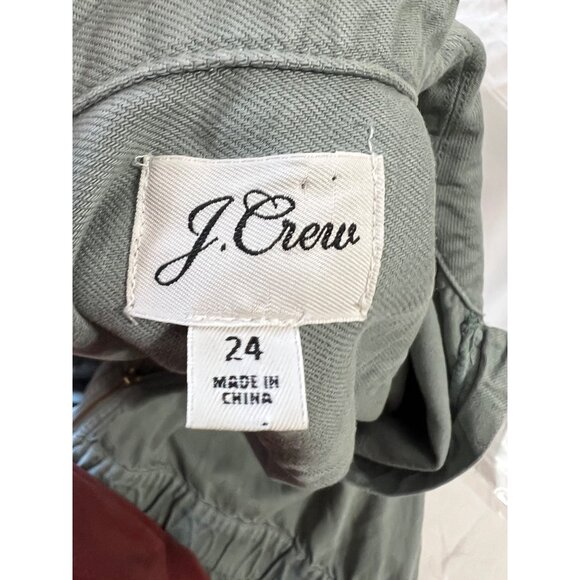 J. Crew Re-Imagined Womens Green Zip-Up Dress Size 24 - Picture 7 of 14